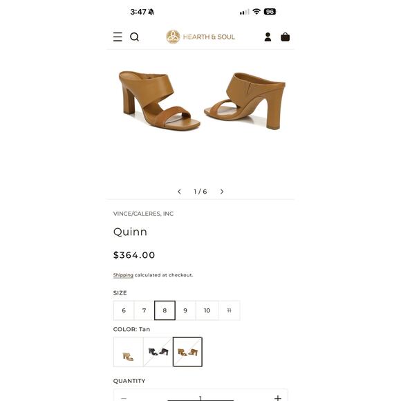 Vince Quinn Leather and Suede Heels - Picture 7 of 7